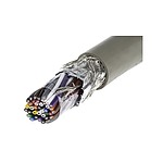 Twisted Pair Data Cable, 15 Pairs, 0.23 mm², 30 Cores, 24 AWG, Screened, 50m, Grey Sheath (B963154 GE321)