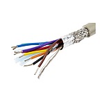 Multicore Data Cable, 0.23 mm², 8 Cores, 24 AWG, Screened, 50m, Grey Sheath (B953084 GE321)