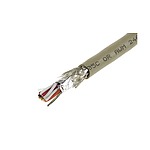 Twisted Pair Data Cable, 5 Pairs, 0.23 mm², 10 Cores, 24 AWG, Screened, 100m, Grey Sheath (B963054 GE033)