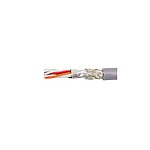Twisted Pair Data Cable, 4 Pairs, 0.22 mm², 8 Cores, 24 AWG, Screened, Grey Sheath (6318 SL005)