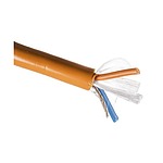 Twisted Pair Data Cable, 1 Pairs, 0.33 mm², 2 Cores, 22 AWG, Screened, 305m, Orange Sheath (6460 OR001)