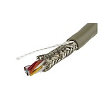 Twisted Pair Data Cable, 5 Pairs, 0.35 mm², 10 Cores, 22 AWG, Screened, 50m, Grey Sheath (B964053 GE321)