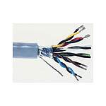 Twisted Pair Data Cable, 4 Pairs, 0.23 mm², 8 Cores, 24 AWG, Screened, 100m, Grey Sheath (5474C SL033)
