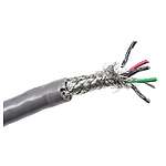Twisted Pair Data Cable, 3 Pairs, 0.38 mm², 9 Cores, 22 AWG, Screened, 30m, Grey Sheath (86703CY SL005)