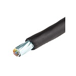 Twisted Pair Data Cable, 3 Pairs, 0.23 mm², 6 Cores, 24 AWG, Screened, 30m, Black Sheath (25493 BK005)