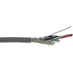 Multicore Industrial Cable, 0.38 mm², 3 Cores, 22 AWG, Screened, 30m, Grey Sheath (86303CY SL005)