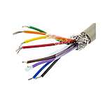 Multicore Data Cable, 0.23 mm², 8 Cores, 24 AWG, Screened, 50m, Grey Sheath (B953083 GE321)