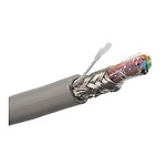 Multicore Data Cable, 0.35 mm², 6 Cores, 22 AWG, Screened, 50m, Grey Sheath (B954063 GE321)