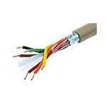 Multicore Data Cable, 0.35 mm², 6 Cores, 22 AWG, Screened, 50m, Grey Sheath (B954062 GE321)