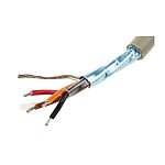 Multicore Data Cable, 0.56 mm², 4 Cores, 20 AWG, Screened, 50m, Grey Sheath (B955042 GE321)