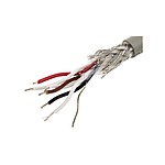 Twisted Pair Data Cable, 3 Pairs, 0.14 mm², 6 Cores, 26 AWG, Screened, 50m, Grey Sheath (B962033 GE321)