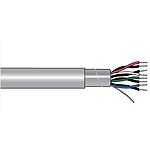 Twisted Pair Data Cable, 4 Pairs, 0.32 mm², 8 Cores, 22 AWG, Screened, Grey Sheath (5905C SL005)