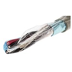 Twisted Pair Data Cable, 2 Pairs, 0.35 mm², 4 Cores, 22 AWG, Screened, 50m, Grey Sheath (B964022 GE321)