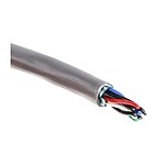 Twisted Pair Data Cable, 4 Pairs, 0.23 mm², 8 Cores, 24 AWG, Screened, 30m, Grey Sheath (5474C SL005)