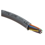 Multicore Data Cable, 0.35 mm², 10 Cores, 22 AWG, Unscreened, 30m, Grey Sheath (1180L SL005)