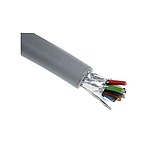 Multicore Data Cable, 0.23 mm², 10 Cores, 24 AWG, Screened, 50m, Grey Sheath (B953102 GE321)
