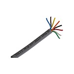 Multicore Data Cable, 0.35 mm², 8 Cores, 22 AWG, Unscreened, 30m, Grey Sheath (1178L SL005)