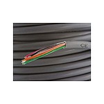 Multicore Data Cable, 0.35 mm², 5 Cores, 22 AWG, Unscreened, 30m, Grey Sheath (1175L SL005)