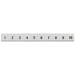 Siemens, 8WH8121 Marker Strip for use with Standard Labelling System, Terminal Block (8WH8121-3AB35)