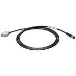 Right Angle Female 8 way M12 to Straight Male 9 way 9 Pin D-sub Sensor Actuator Cable, 2m (6GT2091-4LH20)