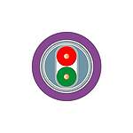 Multicore Industrial Cable, 2 Cores, 200m, Purple Sheath (6XV18300ET20)