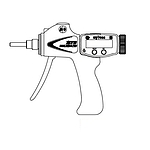보어 게이지 권총 헤드 (Pistol unit XT3PG BT for heads)