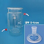 1구 이중자켓 내부U타입 GL-PTFE 진탕 반응조 세트 (일반형)