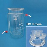 5구 이중자켓 내부U타입 GL-PTFE 진탕 반응조 세트 경사형 (일반형)