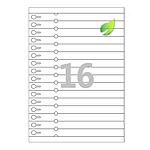 레이저/잉크젯 비점착 A4태그 (타이태그 / TLT0161)
