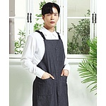 H형 버클업2 데님 앞치마