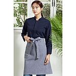 허리형 Medium 줄무늬 앞치마