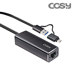 USB3.0 TYPE-A+C 2IN1 유선 랜카드 (UL2221CA)