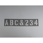 약 76mm/46매 세트 스텐실 플레이트(플라스틱)