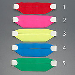 90x310mm 헬멧 밴드 (형광 핑크)