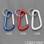 8x80mm 카라비나 후크(알루미늄/레드 , 10개)