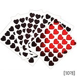 온도 변화 하트 스티커 (고온용)
