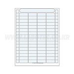 투명 저온 오토클레이브 라벨 (레이저 프린터 타입 / Transparent Low-Temperature Autoclave Label (Laser Printer Type))