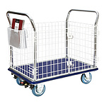 나일론 피복철망 대차 (Nylon coated Wire mesh Cart)