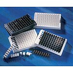 96 Well White PLystyrene Medium Bind Low Volume Stripwell Microplate, 25 per Bag, without Lid, Nonsterile (2484)