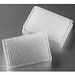 384 Well Clear VㅡBottom PLypropylene Not Treated Deep Well Plate, Square Well, 5 per Bag, Sterile (3342)