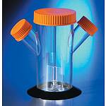 3L PLystyrene Disposable Spinner Flask with Vent Cap, Sterile (3581)