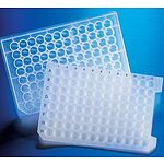 96 Well Clear VㅡBottom 0.5mL PLypropylene Deep Well Plate, 10 per Bag, Sterile (3956)