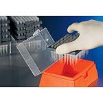 DeckWorks 1ㅡ20uL Low Binding Barrier Pipet Tips, Graduated, Hinged Racks, Natural, Sterile, PLypropylene (4136)