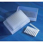 96 Well PLypropylene Cluster Tubes, 8ㅡTube Strip format, Non Sterile, without Rack (4408)