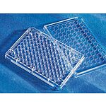 96 Well EIA/RIA Clear Flat Bottom PLystyrene Not Treated Microplate, 25 per Bag, without Lid, Nonsterile (9017)