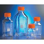 500mL Square PLycarbonate Storage Bottles with 45mm Caps (431432)
