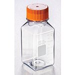 250mL Square PET Storage Bottles with 45mm Caps (431531)