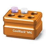 CoolRack M6, orange, holds 6×1.5 or 2ml microfuge tubes (432036)