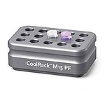 CoolRack M15ㅡPF, gray, holds 15×1.5ml microfuge tubes, tapered wells for conical tubes (432047)