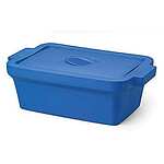 Ice pan, rectangular with lid, midi, 4L, blue (432110)